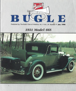 THE BUICK BUGLE 1990 JAN - '31 MODEL 66 S, '70 MODEL 8467 CUSTOM CONV COUPE